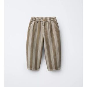 ZARA STRIPED BAGGY PANTS